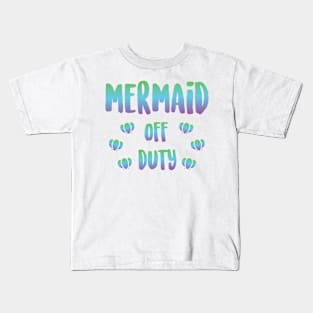 Mermaid Off Duty Kids T-Shirt